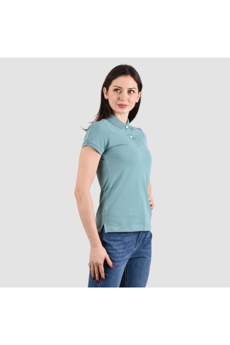 GIORDANO Women's Green Polo Shirt - Size M - Image 3
